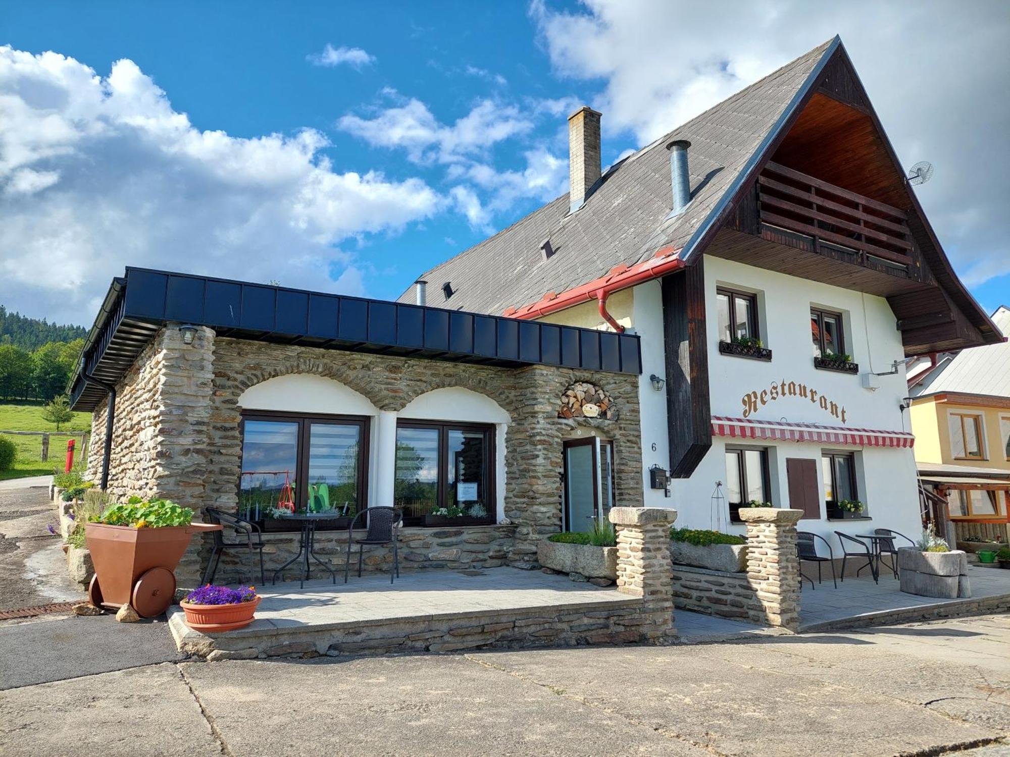 Penzion Slupecna Lipno nad Vltavou Exteriör bild