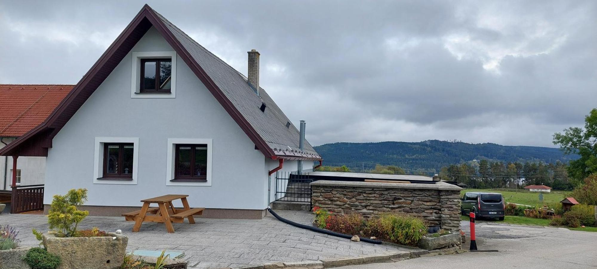 Penzion Slupecna Lipno nad Vltavou Exteriör bild