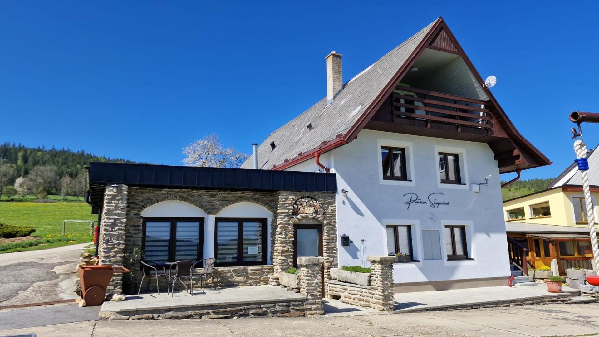 Penzion Slupecna Lipno nad Vltavou Exteriör bild