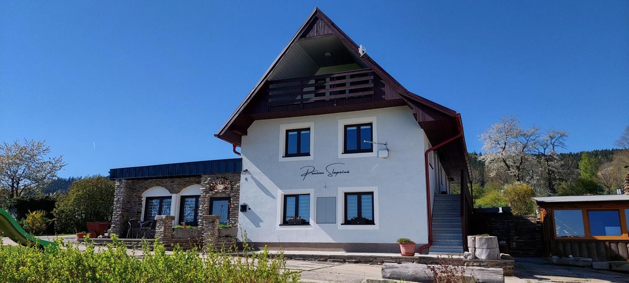 Penzion Slupecna Lipno nad Vltavou Exteriör bild